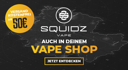 Entdecke die SQUIDZ Vapes auch in deinem Vape-Shop - SQUIDZ E Zigaretten im Online-Shop &amp; Handel erhältlich! | squidz.de