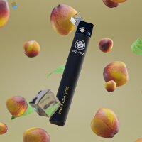 SQUIDZ - Disposable E-Shisha E-Cigarette with Nicotine - Peach Ice