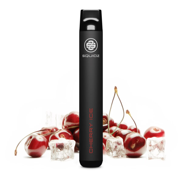 SQUIDZ Vape - E-Zigarette - E-Shisha - Einweg Shisha - Cherry Ice