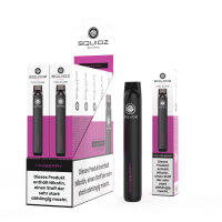 SQUIDZ - E-shisha jetable E-cigarette avec nicotine - M&eacute;lange de baies