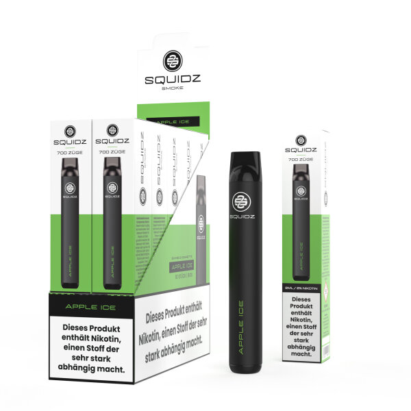 SQUIDZ - disposable e-shisha e-cigarette with nicotine - Pineapple Ic
