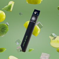 SQUIDZ - E-shisha jetable E-cigarette avec nicotine - Pomme Glace